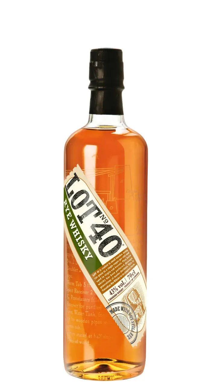 Lot No. 40 Rye Whisky di segale per Manhattan