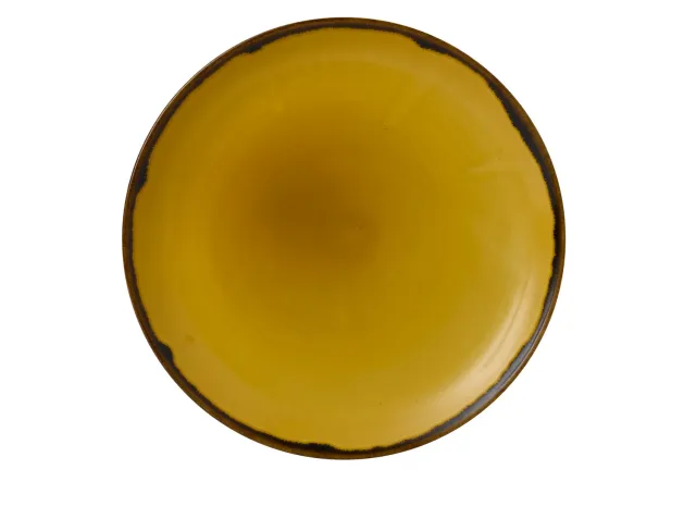 Showbar Harvest Mustard piatto coupe 26 cm 6 pezzi senape
