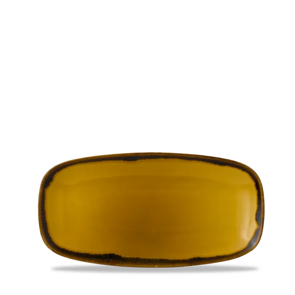 Showbar Harvest Mustard Piatto Oblungo 29,8x15,3cm 6pz