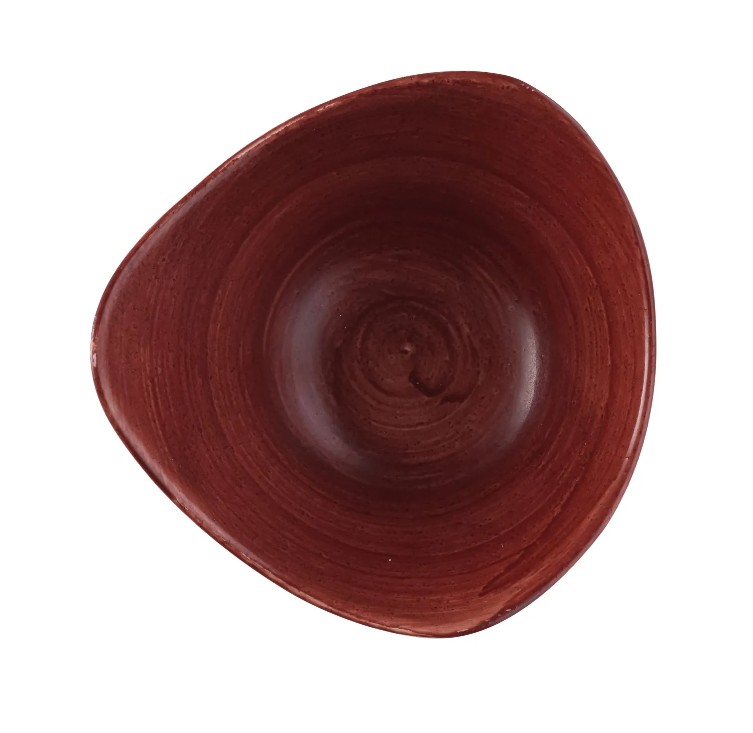 Churchill Stonecast Patina ciotola triangolare 15,3cm 6pz rust red