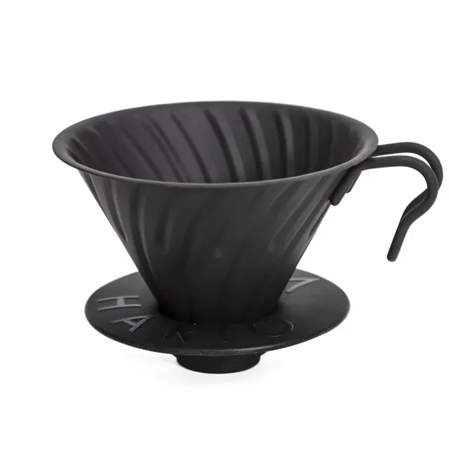 Hario V60 Metal dripper caffè nero