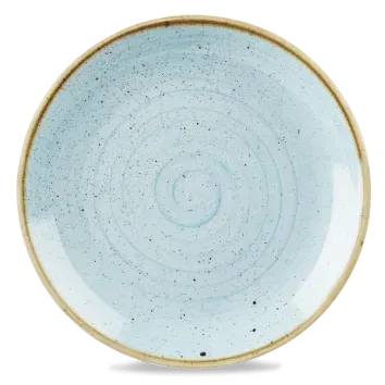 Churchill Stonecast Azzurro Puntinato piatto piano 32,4 cm 6 pezzi