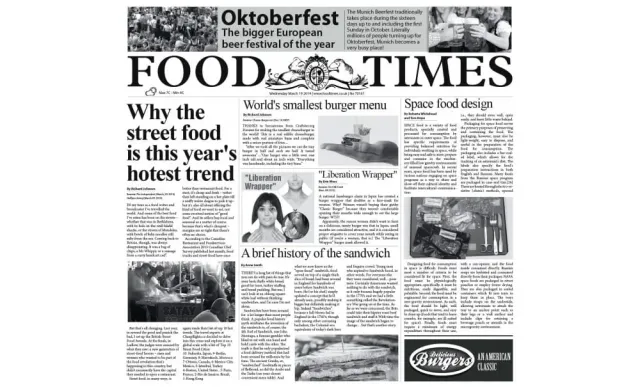 Showbar Food Times carta alimentare 29x30 cm conf. 500 pezzi