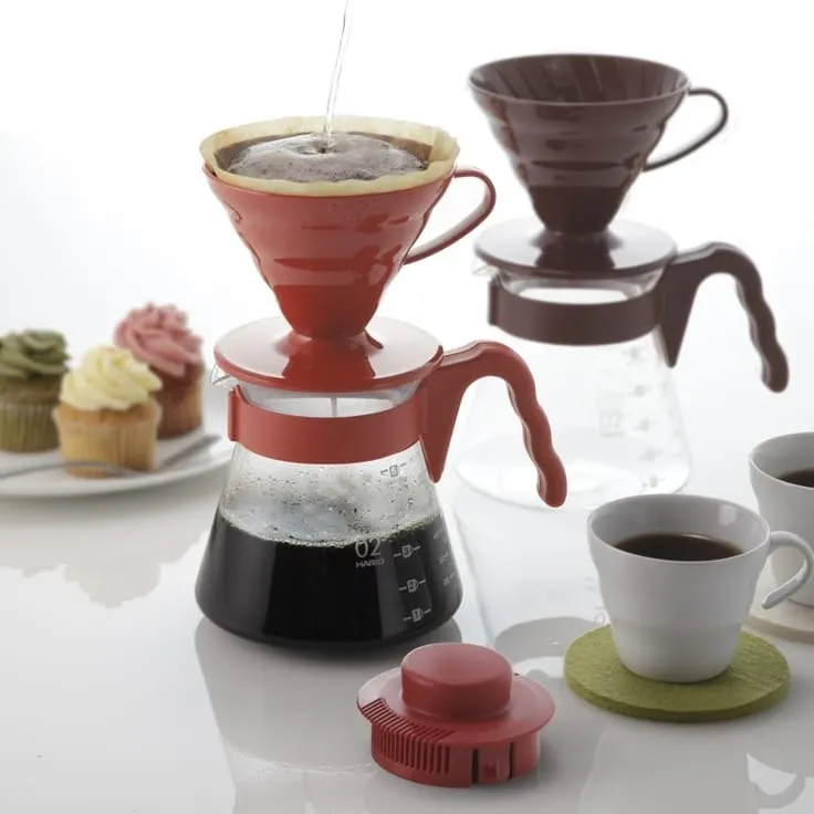 TI AMO Coffee Tools dripper ceramica bianco 2-4 tazze filtro