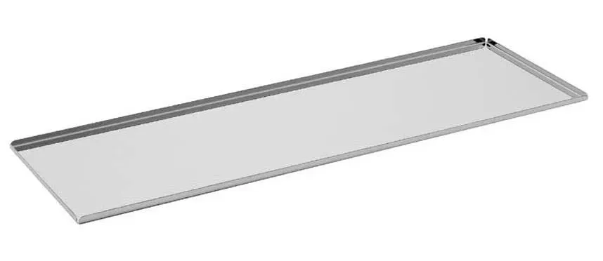Showbar Tender Vassoio Bar 60x20 cm Inox rettangolare