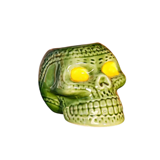 Cocktail Ceremony Deep Sea Skull tiki mug ceramica 400 ml verde