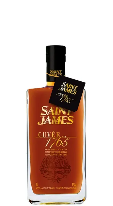 Saint James Cuvée 1765 rhum agricolo ambrato