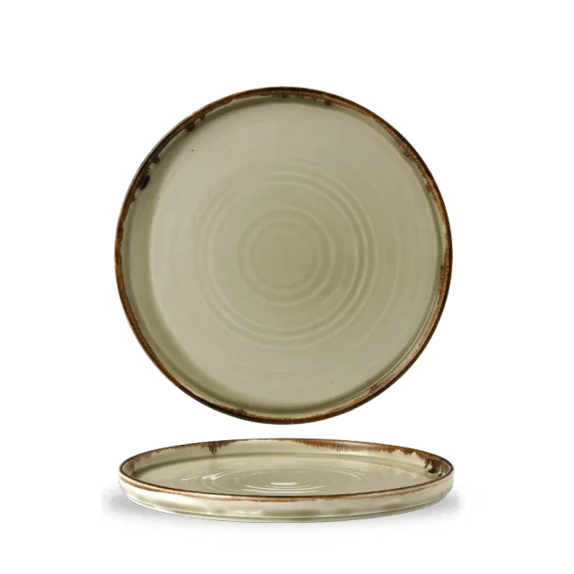 Showbar Harvest Linen Walled Plate piatto 26cm 6 pezzi vitrified