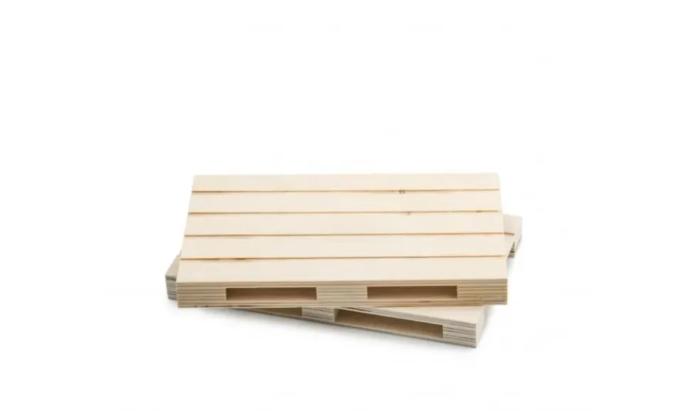 Showbar Pallet vassoio legno 20x12cm conf. 5 pezzi