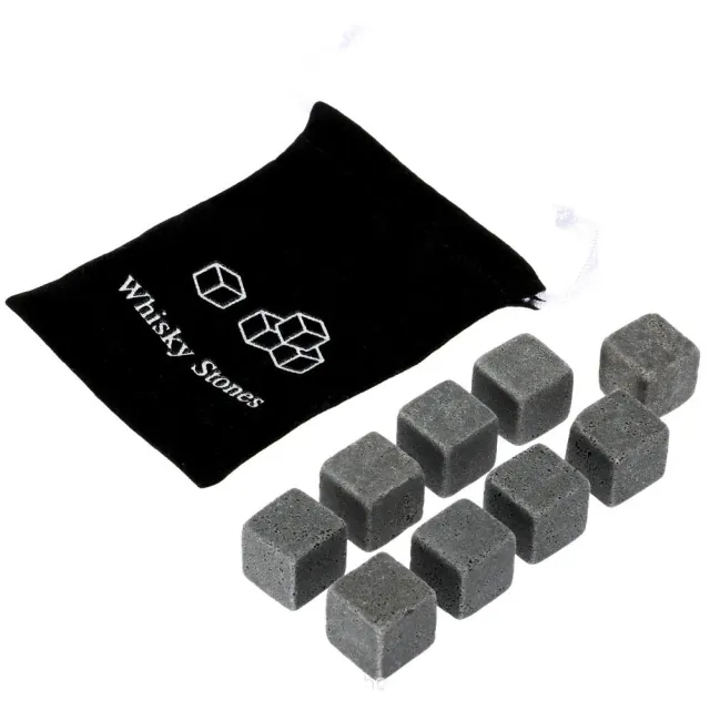 Cocktail Ceremony Whisky Stones pietre whisky set 9 pezzi marmo