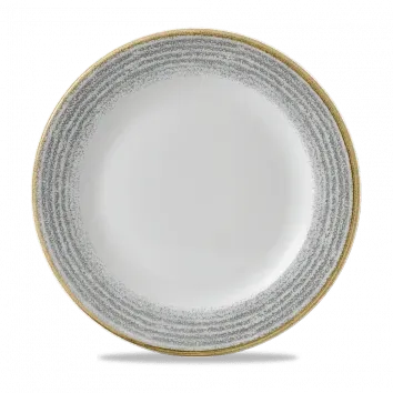 Studio Prints Grigio Piatto Piano 27,6 cm 6 Pezzi Porcellana