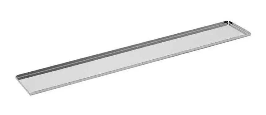 Tender vassoio bar pasticceria 60x10 cm inox