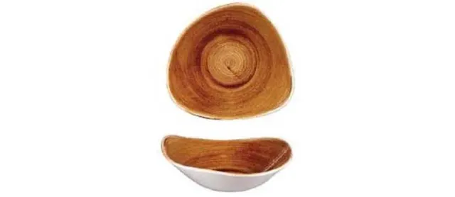 Showbar Stonecast Patina Rame coppa triangolare 23,5 cm 6 pezzi