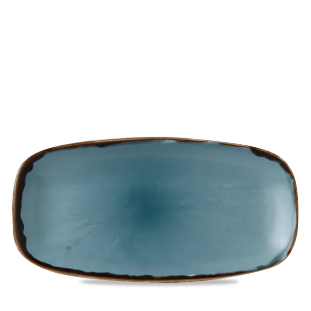 Churchill Harvest Blue Piatto Oblungo 29,8x15,3 cm 6 pz