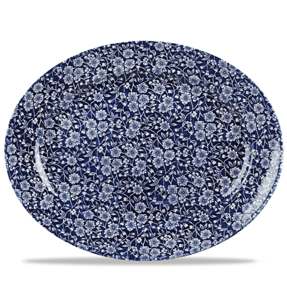 Vintage Prints Victorian Calico piatto ovale 36,5 cm 6 pz