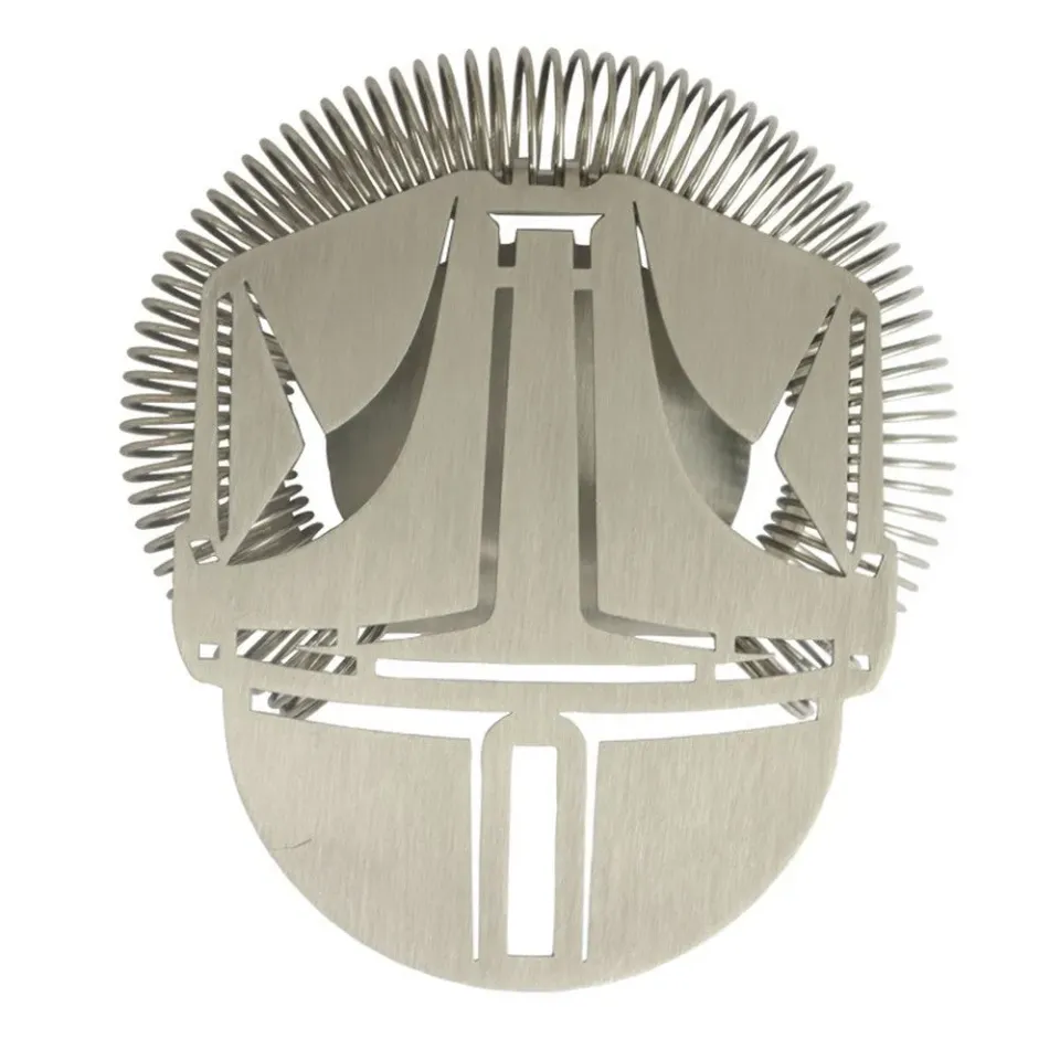 Cocktail Ceremony Art Helmet strainer argento mesh