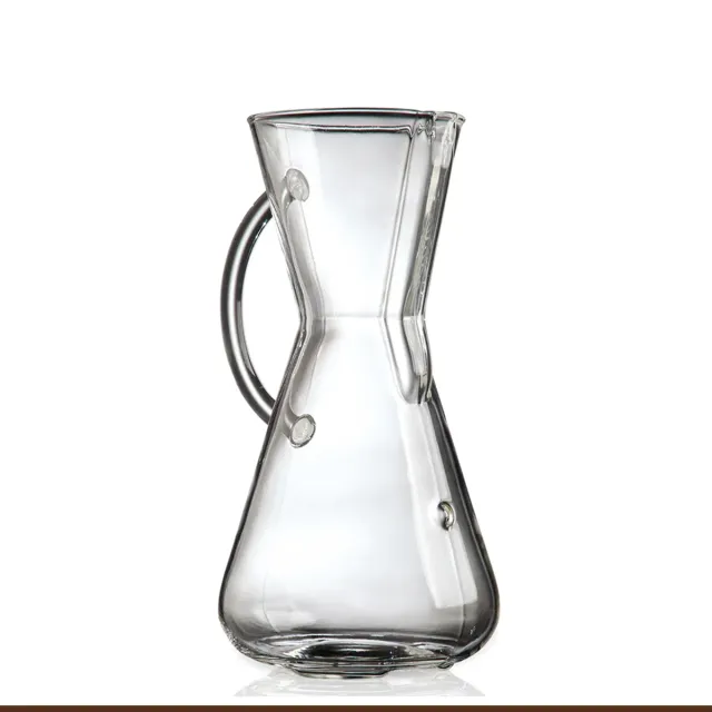 Chemex con Manico caffettiera vetro 3 tazze filtro