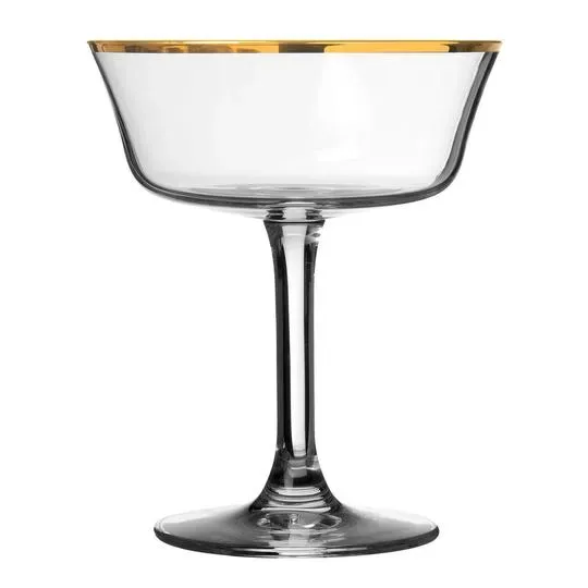Urban Bar Fizzio Gold Rim coppa cocktail 20cl 6 pezzi