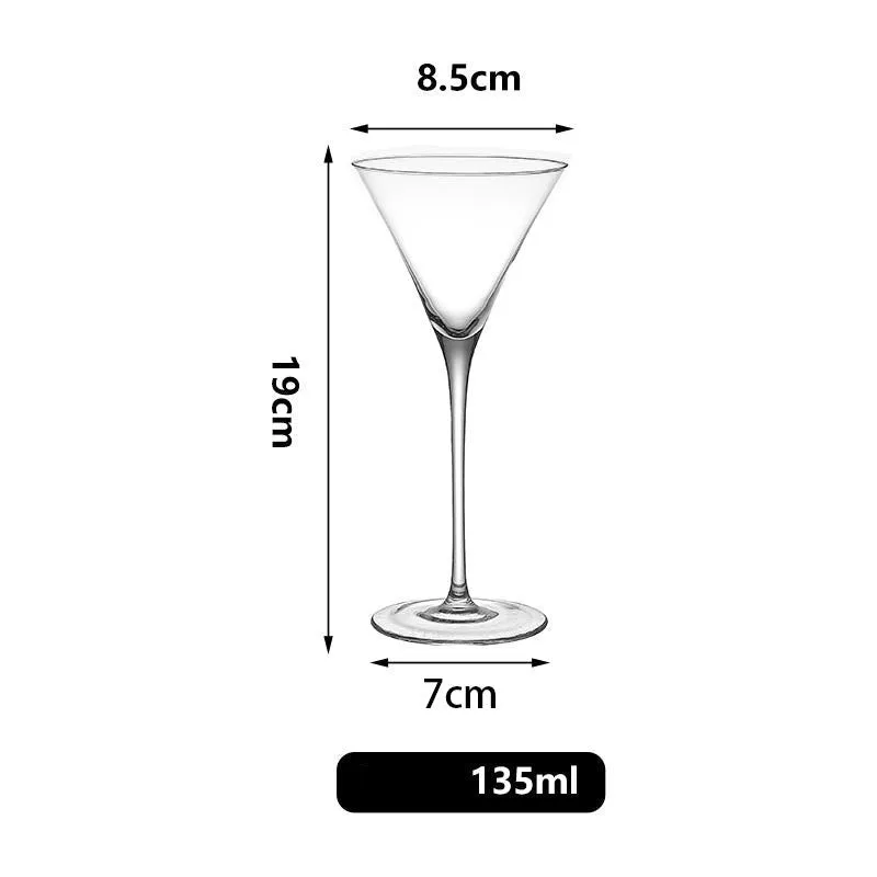 Cocktail Ceremony Bicchieri Martini Vetro 135ml 6 Pezzi
