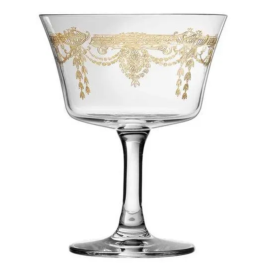 Urban Bar 1890 Gold Fizz coppa cocktail 20cl 6 pezzi