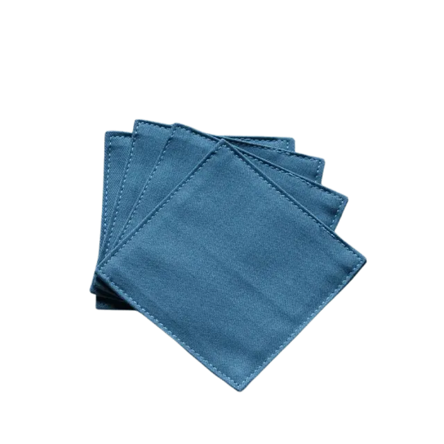 Cocktail Ceremony Sottobicchiere stoffa blu scuro 9x9 cm
