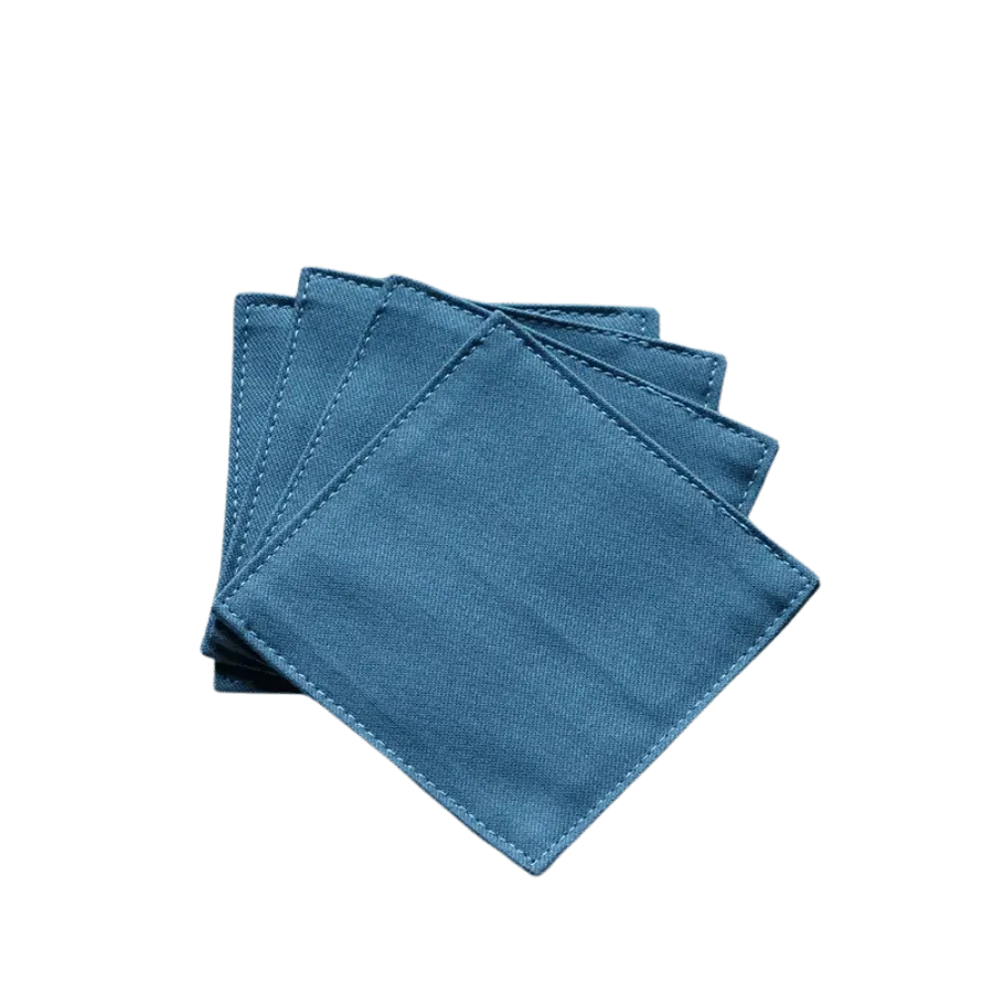 Cocktail Ceremony Sottobicchiere stoffa blu scuro 9x9 cm