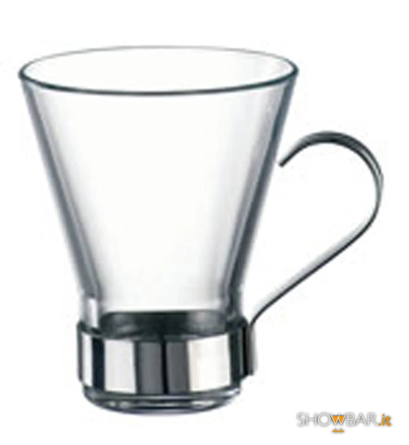 Showbar tazza vetro 22 cl tazzina caffè 12 pezzi