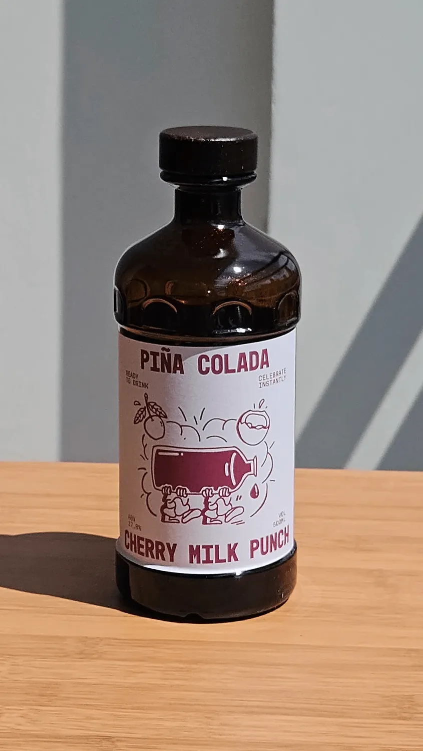 Cocktail Ceremony Piña Colada Cherry milk punch rum