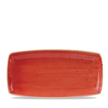 Churchill Stonecast Rosso Puntinato Vassoio 35x18,5 cm 6 pz