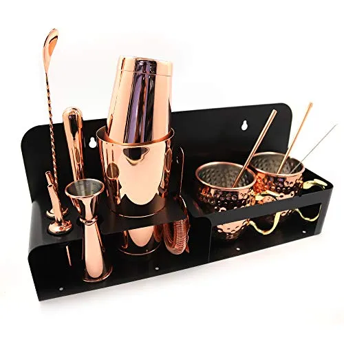 Sky Fish Kit Barman 14 Pezzi con Tazze Moscow Mule