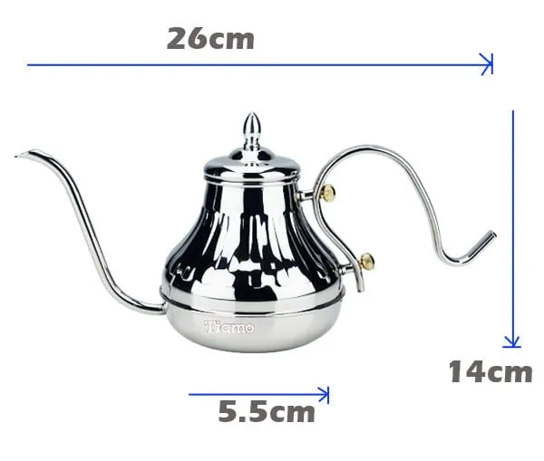 Showbar TI AMO Coffee Pot caffettiera filtro 500 ml acciaio