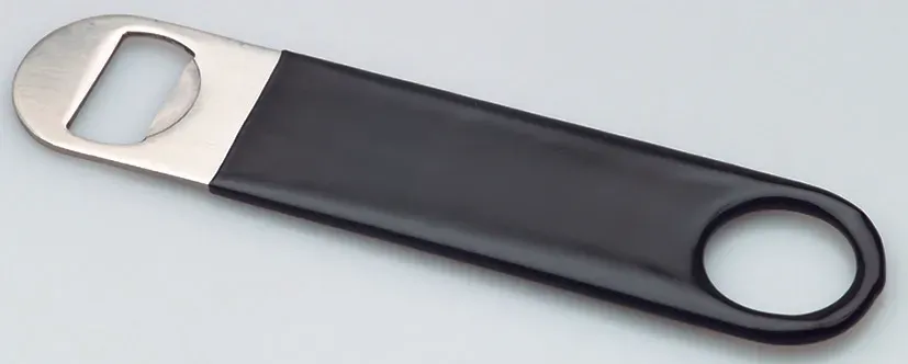 Showbar apribottiglie 18 cm nero gommato bar