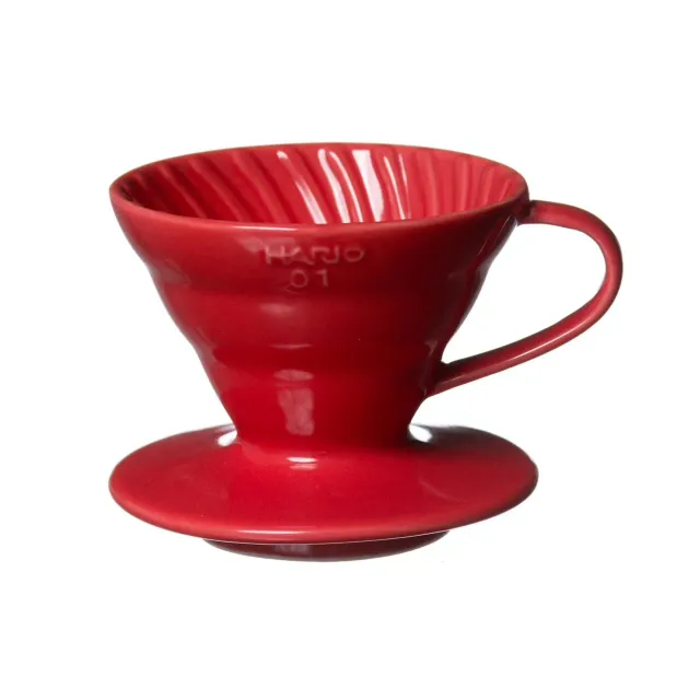 Hario V60 01 dripper ceramica rosso 1-2 tazze