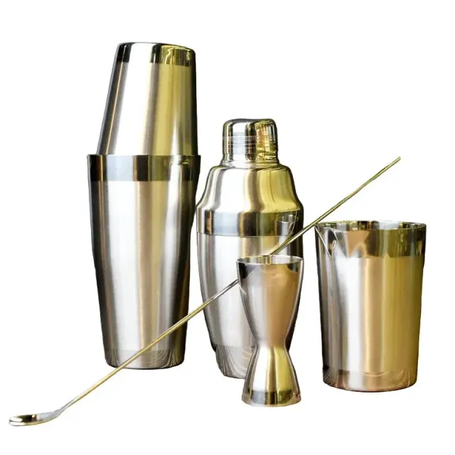 Cocktail Ceremony Naranja set barman 5 pezzi silver