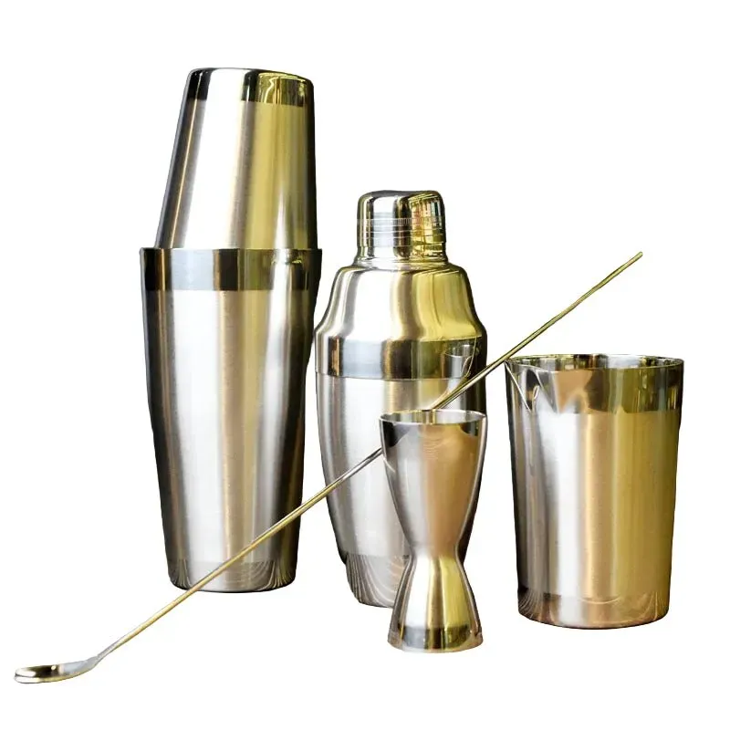 Cocktail Ceremony Naranja set barman 5 pezzi silver